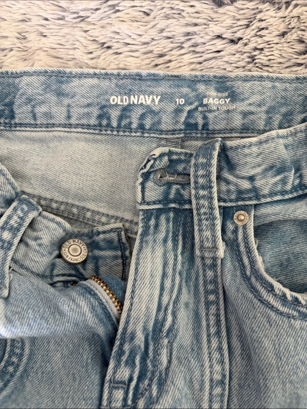 Girls Old Navy Cargo Wide-Leg Jeans